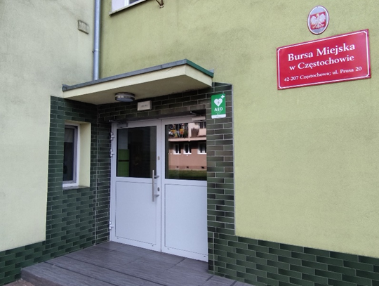 Wejście do budynku przy ul. Prusa 20